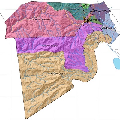 Peta Kota Sungai Penuh